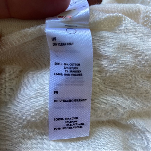 Amuse Society. Cream Lace Maxi Wrap Dress. Size Medium. - Picture 11 of 12